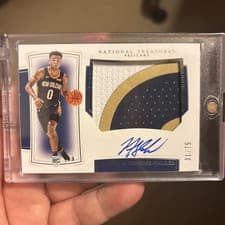 Nickeil Alexander-Walker 2019 Panini National Treasures card