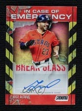 2025 Stadium Club In Case of Emergency Autographs Jose Altuve #ICOEA-JA card