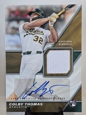 2026 Topps Major League Material Autographs Colby Thomas #MLM2-CT card