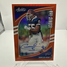 2025 Panini Absolute Iconic Ink Cornelius Bennett #II-CBT card