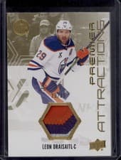 2024-25 Upper Deck Premier Premier Attractions Jersey Leon Draisaitl #PA-LD card