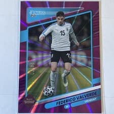 Federico Valverde 2021 Panini Donruss Road to Qatar card