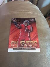 Malik Willis 2022 Panini Select Draft Picks En Fuego card
