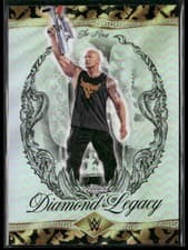 The Rock 2026 Topps Chrome WWE The Rock Diamond Legacy card