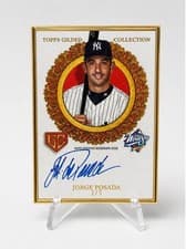 2025 Topps Gilded Collection Gilded Champions Autographs Jorge Posada #GCH-JP card