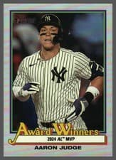 2025 Topps Heritage Award Winners Aaron Judge #AW-2 card