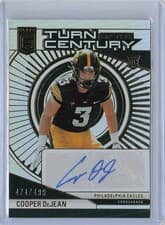 Cooper DeJean 2024 Donruss Elite Turn of the Century Autographs card