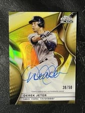 2025 Topps Chrome Black Autographs Derek Jeter #CBA-DJ card