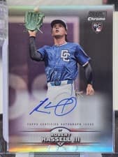 2025 Stadium Club Chrome Autographs Robert Hassell III #SCCA-RHA card