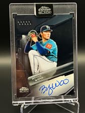 2026 Topps Chrome Black Autographs Bryan Woo #CBA-BW card