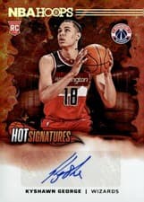 2024-25 Hoops Hot Signatures Rookies Kyshawn George #HSR-KYS card