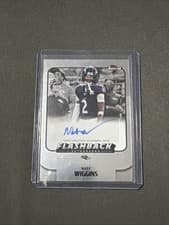 2025 Finest Flashback Autographs Nate Wiggins #FBA-NW card