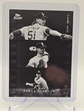 2025 Topps Black & White Frame Rate Randy Johnson #FR5 card