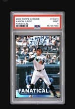 2025 Topps Chrome Fanatical Aaron Judge #FAN-14 card