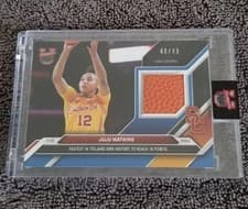 2024-25 Bowman U Now Relics Blue JuJu Watkins #11A card