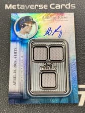 2025 Topps Sterling Swings Autographed Relics Anthony Rizzo #SWA-ARZ card