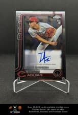2025 Topps Chrome Update Rookie Debut Autographs Julian Aguiar #CRDA-JA card