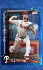 2025 Topps Chrome Logofractor Edition Base Set Zack Wheeler #189 card