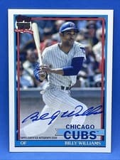Billy Williams 2026 Topps 1991 Topps Autographs card