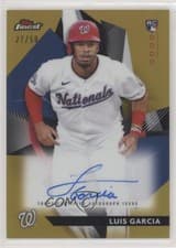 Luis Garcia 2021 Topps Finest Rookie Design Variation Autographs card
