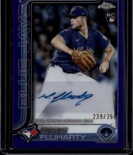 2025 Topps Chrome Update Autographs Mason Fluharty #AC-MFL card