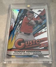 2025 Finest Gusto Gunnar Henderson #G-23 card
