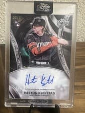 2024 Topps Chrome Black Super Futures Autographs Heston Kjerstad #SFA-HK card