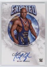 2025 Topps Exalted WWE Wrestling Exalted Autographs Kurt Angle #EXA-KUR card