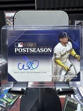 2024 Topps Postseason Performance Autograph Relic William Contreras #PPAR-WC card
