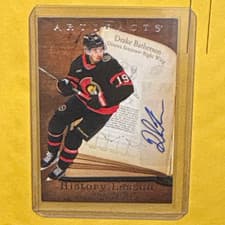 2025-26 Upper Deck Artifacts History Lesson Signatures Drake Batherson #HL-6B card