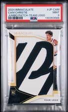 2024-25 Panini Immaculate Collection Jumbo Patches - Team Logo Set Cam Christie #25 card