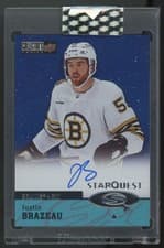 Justin Brazeau 2024-25 Upper Deck Clear Cut 1997-98 Collectors Choice Starquest card