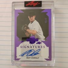2025 Leaf Spectacular Baseball Spectacular Signatures Roy Oswalt #S-RO1 card