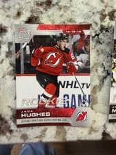 Jack Hughes 2019 Topps Now NHL Stickers card