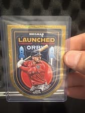2025 Topps Cosmic Chrome Launched into Orbit Alex Bregman #LIO-28 card
