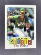 2025 Topps Heritage Rookie Performers Jacob Wilson #RP-3 card