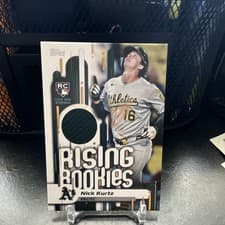 2025 Topps Update Rising Rookies Relics Nick Kurtz #RRR-NK card