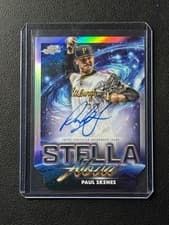 2025 Topps Cosmic Chrome Stella Nova Autographs Paul Skenes #SNA-PS card