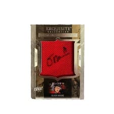 2025-26 Upper Deck Black Diamond Exquisite Extra Exquisite Rookie Jersey Oliver Moore #ECER-OM card