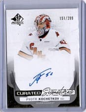 2024-25 SP Authentic Curated Signatures Pyotr Kochetkov #SPC-KO card