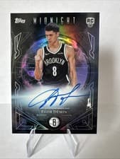 2025-26 Topps Midnight Midnight Sun Signatures Rookies Egor Demin #MSR-ED card