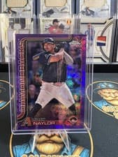 2025 Topps Chrome Logofractor Edition Base Set Josh Naylor #15 card