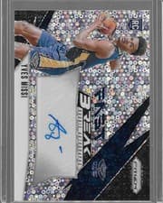 2024-25 Panini Prizm Fast Break Rookie Autographs Yves Missi #FBR-YMP card
