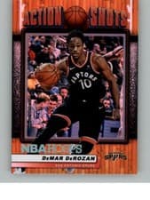 DeMar DeRozan 2018 Panini Hoops Action Shots card