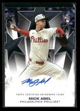 2025 Topps Update Baseball Stars Autographs Mick Abel #BSAU-MA card