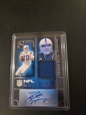 2025 Panini Silhouette NFL Relic Autographs Peyton Manning #1 card