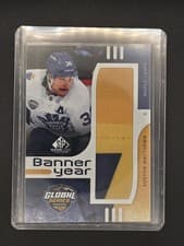 2024-25 SP Game Used 2023 Global Series Sweden Banner Year Relics Auston Matthews #BYGS-AM card
