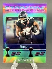 2025 Panini Select Starcade Nico Collins #17 card