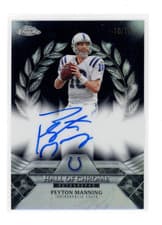 2025 Topps Chrome Hall of Chrome Autographs Peyton Manning #HOCA-PM card