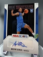 2024-25 Hoops Great SIGnificance Melvin Ajinca #GS-MAM card